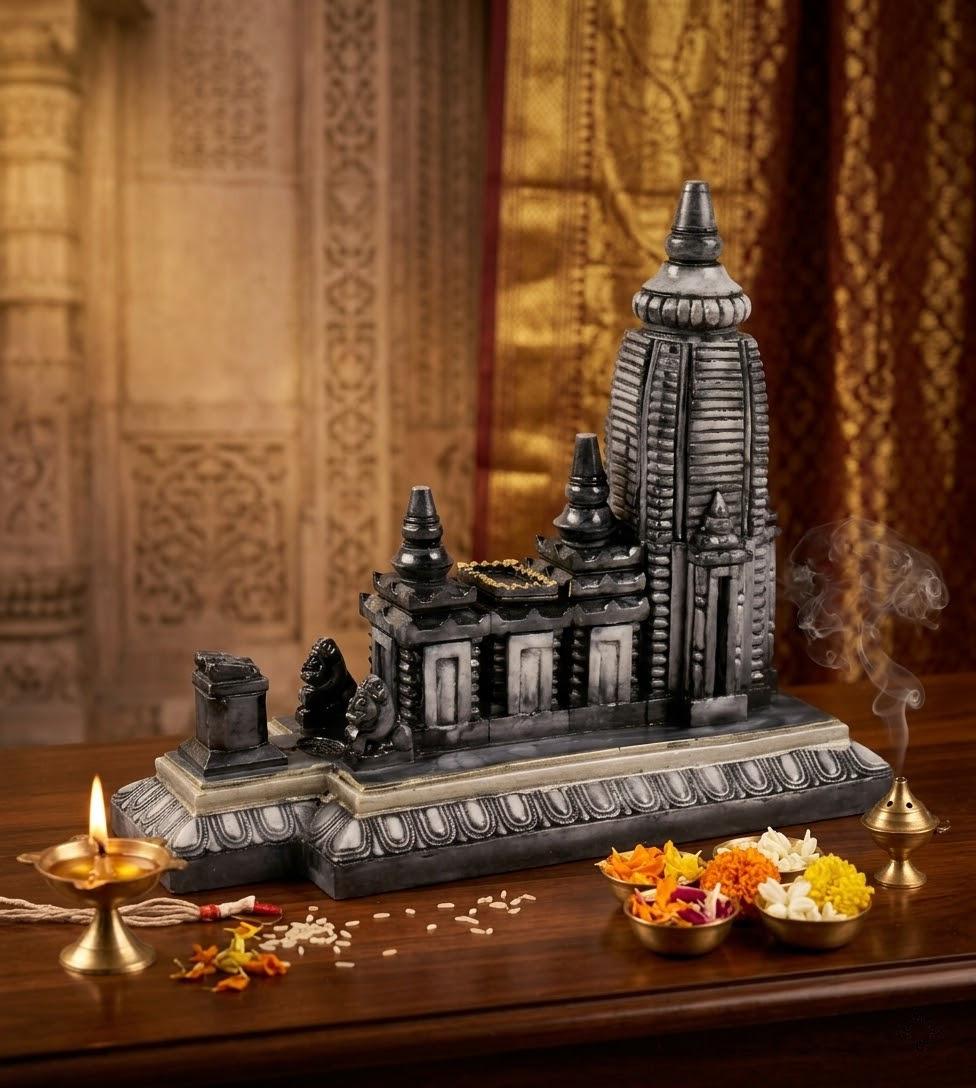 Jagannath Puri Temple Model – Resin Jagannath Mandir Replica Decor