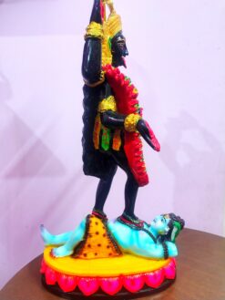 Alternative view of 1 Feet Kali Statue, 12" Dakshin Kali Murti, Maa Kali Murti, Goddess Kali Idol, Statues & Figurines