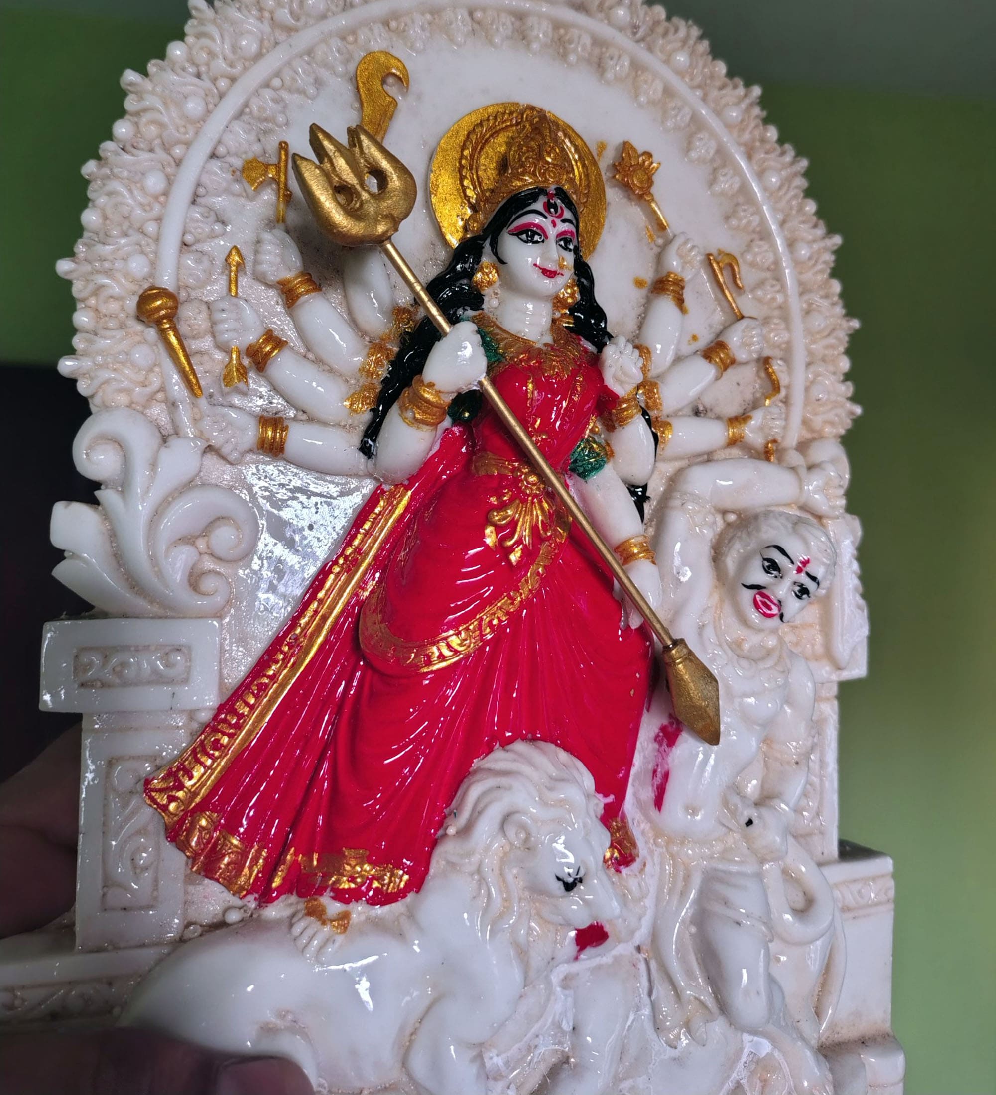 12-Inch Maa Durga Idol Online | Mahishasuramardini Statue