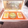 Gold Plated Shri Ram Charan Paduka Box Set