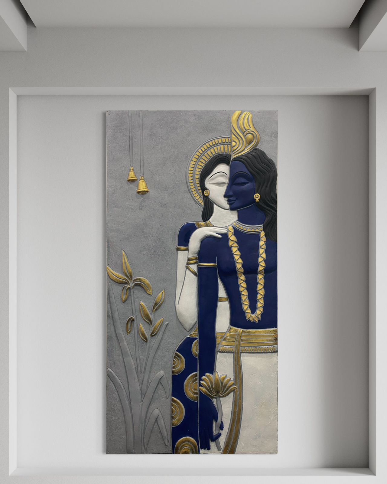 3D Radha Krishna Wall Hanging