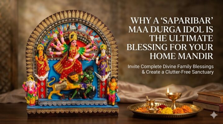 Why a 'Saparibar' Maa Durga Idol is the Ultimate Blessing for Your Home