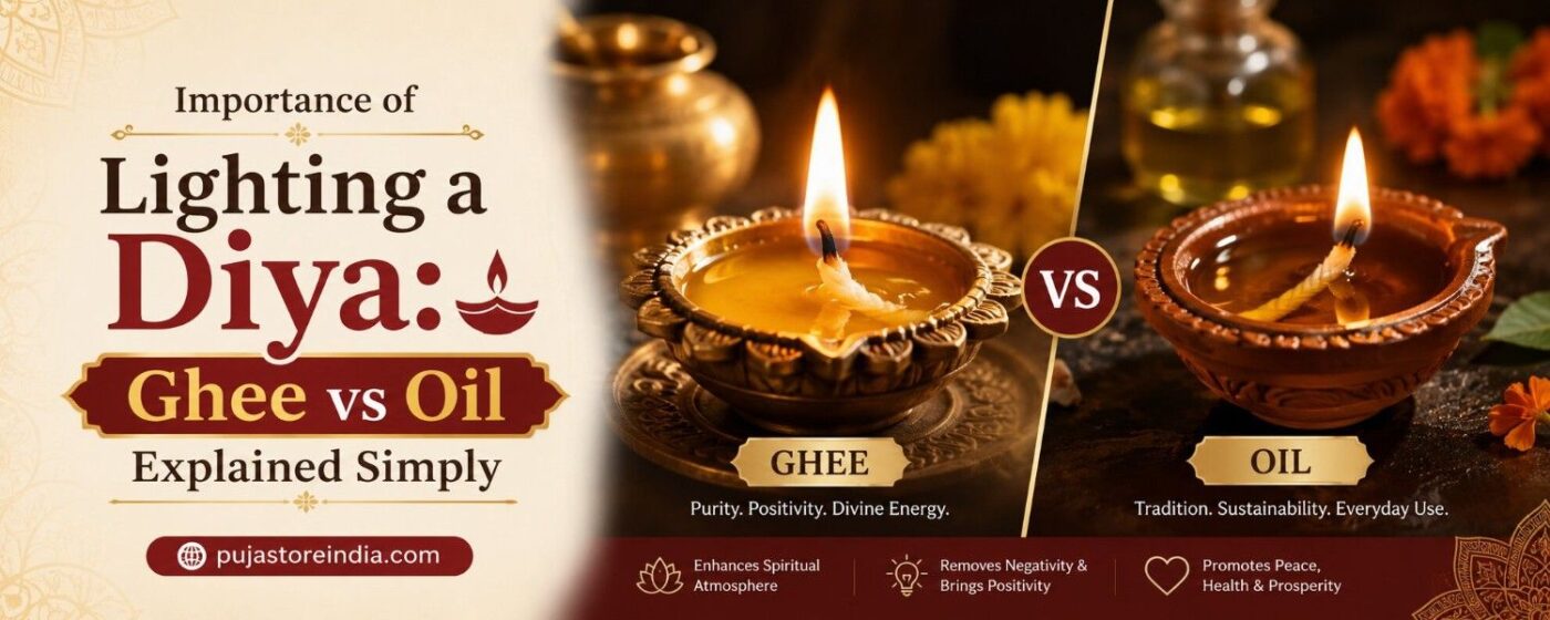 Importance of Lighting a Diya: Ghee vs Oil Explained Simply
